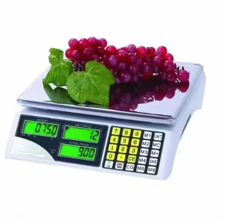 可充電式數位計價秤（1kg - 40kg 量程）